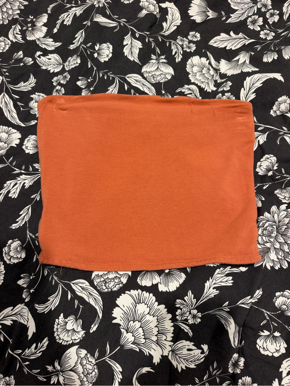 Full Tilt Orange Tube Top